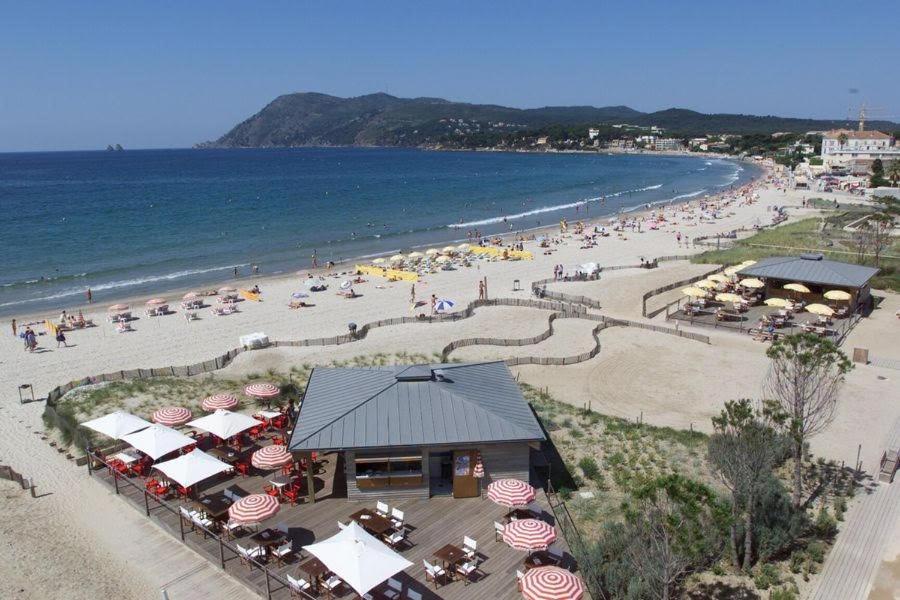 Villa-Chateau Les Terrasses - Tamaris, Plage Des Sablettes, Mer Au Bas De La Propriete Ла-Сейн-сюр-Мер Екстер'єр фото