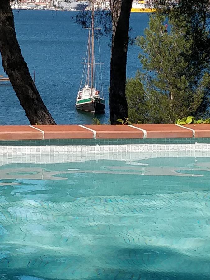 Villa-Chateau Les Terrasses - Tamaris, Plage Des Sablettes, Mer Au Bas De La Propriete Ла-Сейн-сюр-Мер Екстер'єр фото